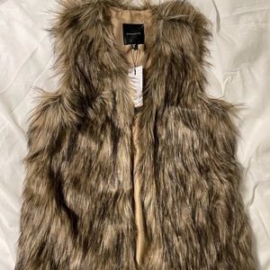Dynamite Faux Fur Vest